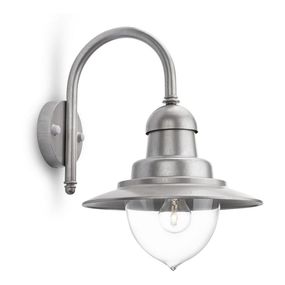 Philips 01652/52/PN - Vonkajšie nástenné svietidlo RAINDROP 1xE27/60W/230V IP44