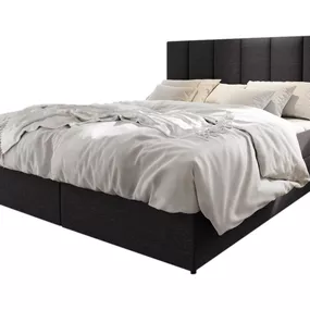 Expedo Čalúnená posteľ boxspring KARDI, 180x200, sawana 05 + topper