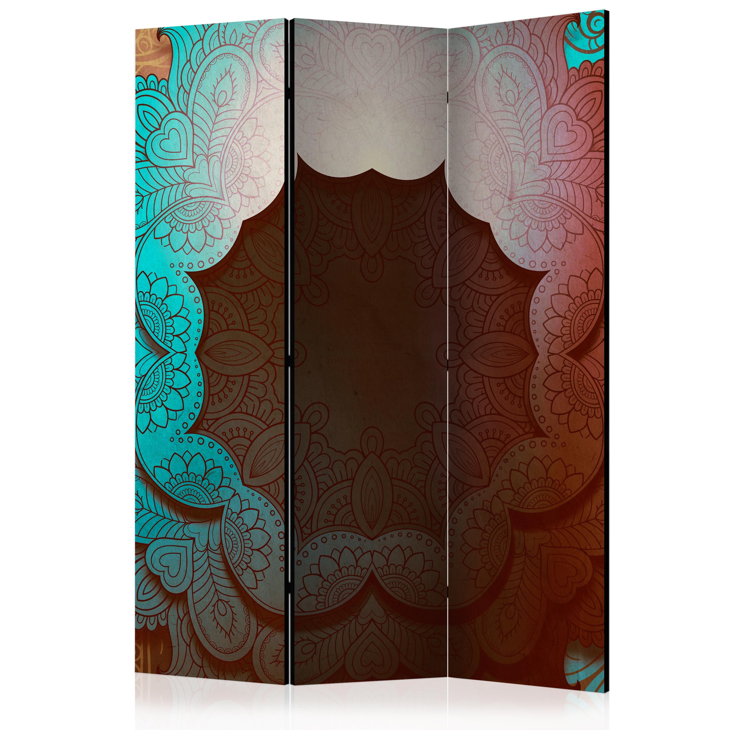 Artgeist Paraván - Floral Collar (Green) [Room Dividers]