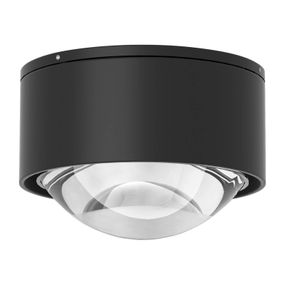 Top Light Puk Mini One 2 bodové LED šošovka číra, čierna, Obývacia izba / jedáleň, hliník, zinok, sklo, 8W, K: 5.7cm