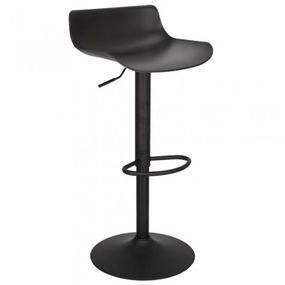 Plastová barová stolička Simea čierna