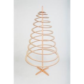 Drevený dekoratívny vianočný stromček Spira Large, výška 138 cm