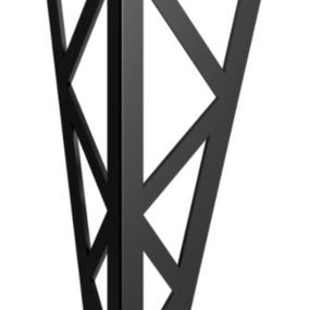 RMP Nábytková noha Hermes 30 cm čierna NOHA017/30