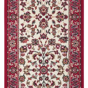 Hanse Home Collection koberce Behúň Basic 105494 Red Creme - 80x250 cm