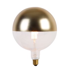 E27 dimbare LED lamp G200 kopspiegel goud 6W 360 lm 1800K