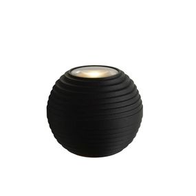 Lucide 17804/06/30 - LED vonkajšie nástenné svietidlo AYO 2xLED/3W/230V čierne