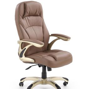Halmar CARLOS kancelárska stolička svetlo hnedá