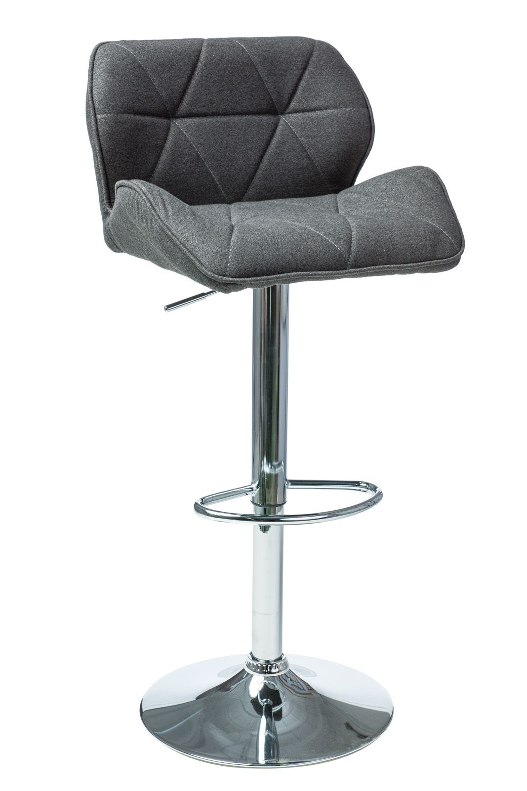 Barová stolička C-122 (sivá)