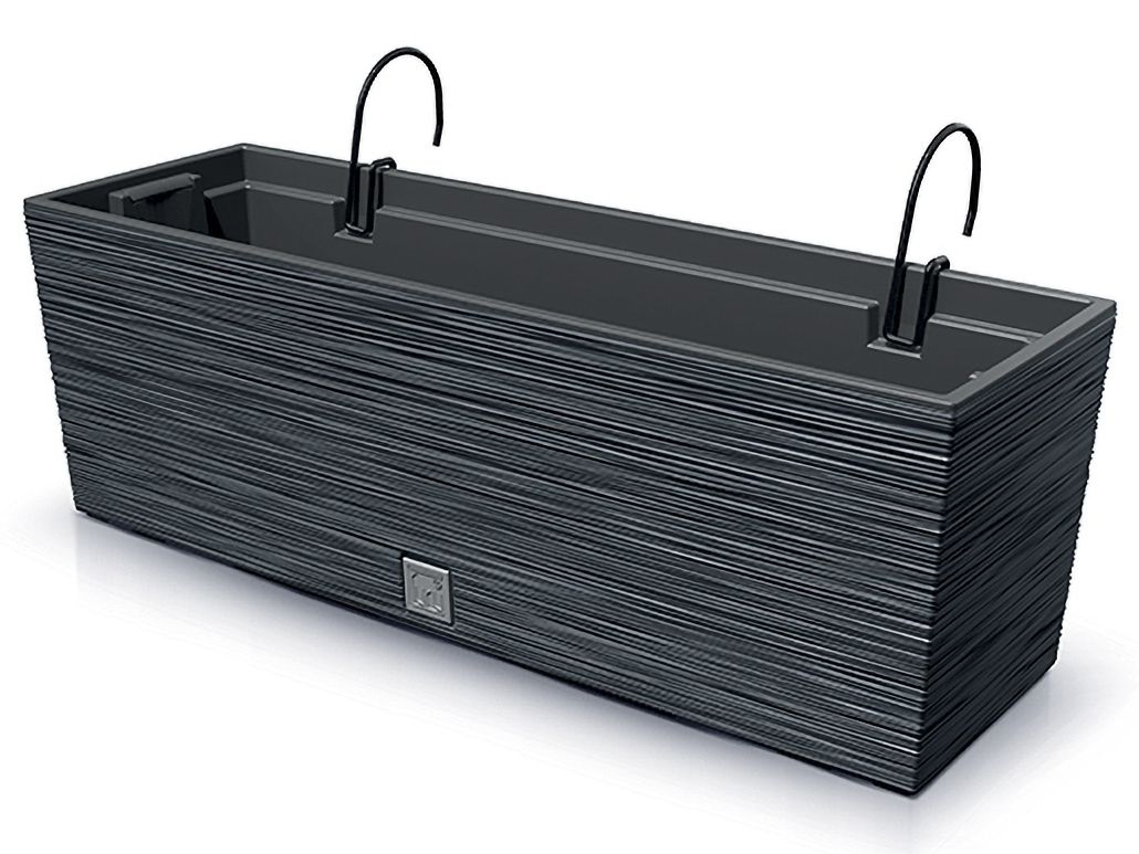 Plastový balkónový kvetináč DFC600W 58 cm - antracit