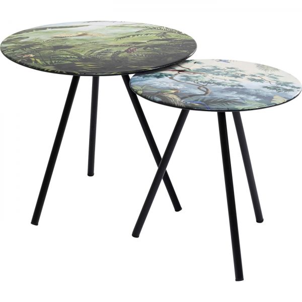 KARE Design Odkládací stolek Paradise (set 2 kusů)