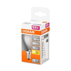 OSRAM LED žiarovka E14 5, 5 W Classic P 2 700 K, E14, 5.5W, Energialuokka: D, P: 11.5 cm