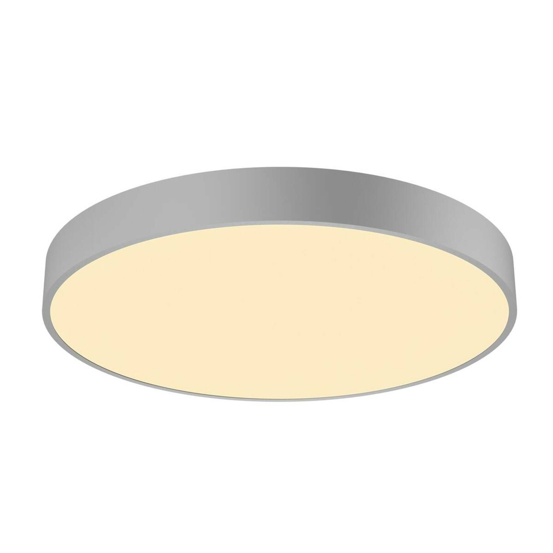 SLV BIG WHITE MEDO 60 CW AMBIENT LED, vnitřní nástěnné a stropní nástavbové svítidlo, TRIAC, stříbrošedá, 3000/4000K 1001888