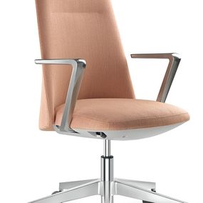 LD SEATING Kancelárske kreslo MELODY DESIGN 785-FR-N6, kríž hliník leštěný