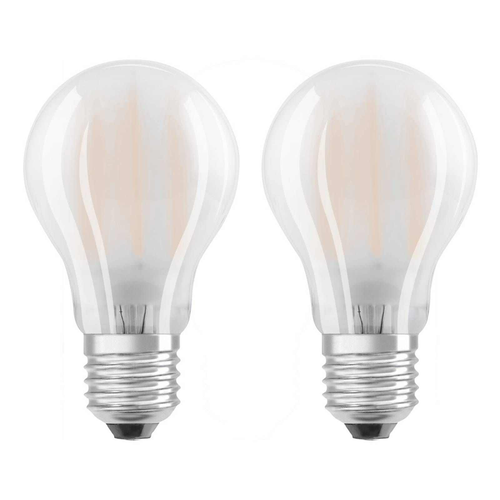 OSRAM LED žiarovka E27 4W teplá biela sada 2ks, E27, 4W, Energialuokka: E, P: 10.5 cm
