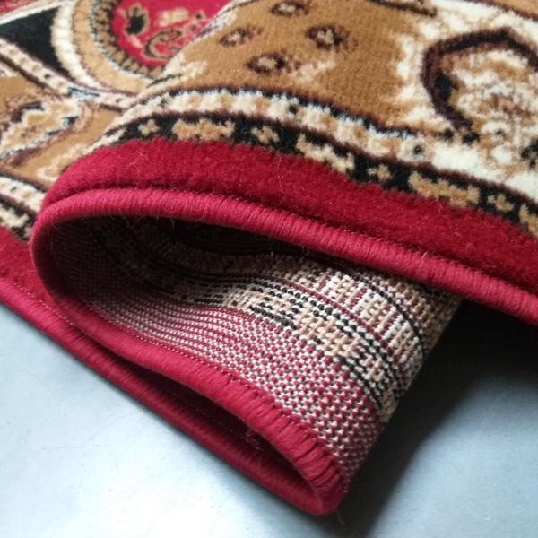 DomTextilu Oválny vintage koberec červenej farby 38599-181596