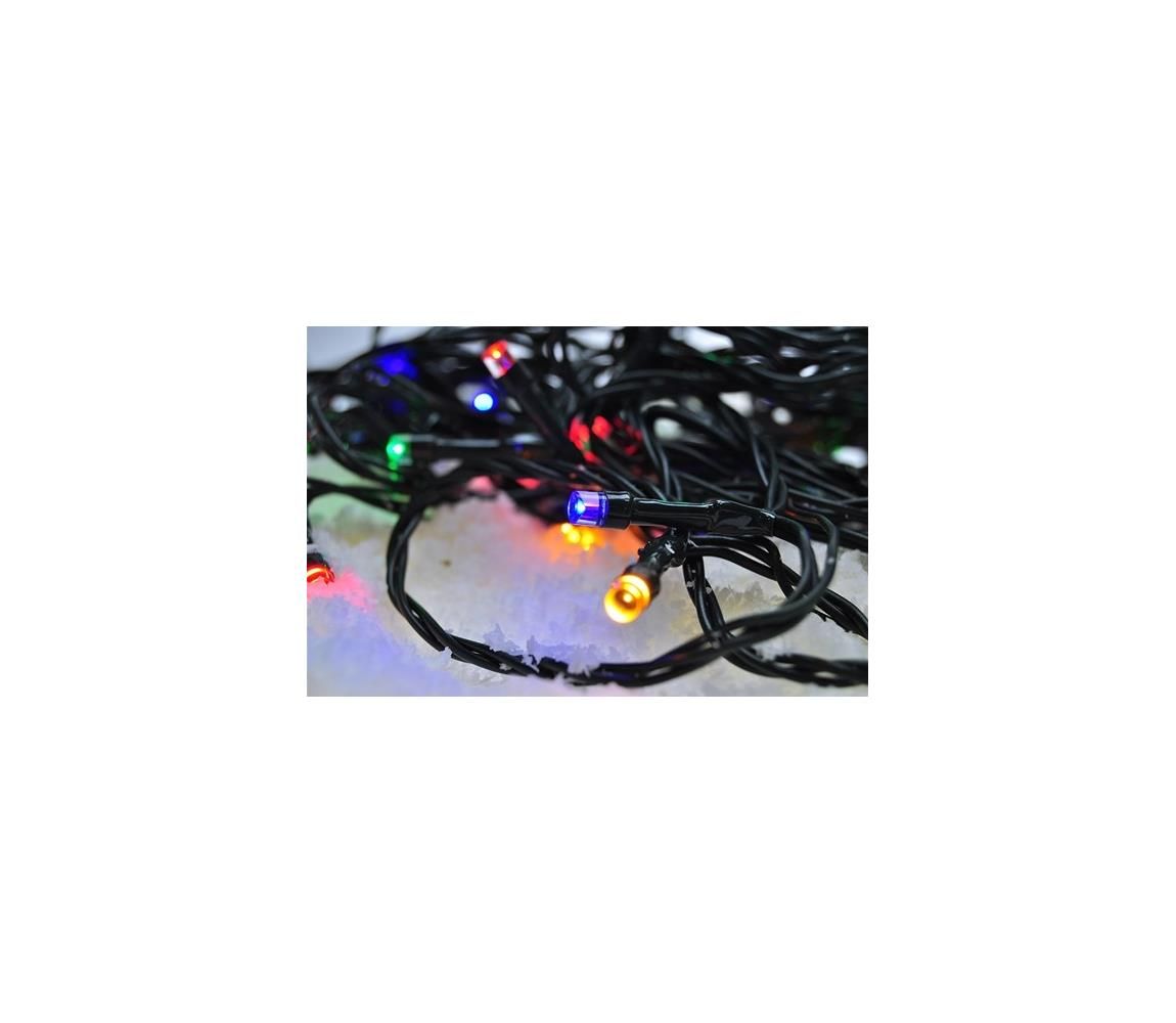 Solight 1V101-M- LED Vianočná vonkajšia reťaz 100xLED/8 funkcií IP44 13m multicolor