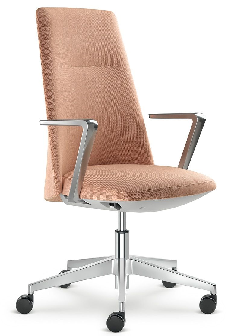 LD SEATING Kancelárske kreslo MELODY DESIGN 785-FR, F40-N6, kríž hliník leštěný