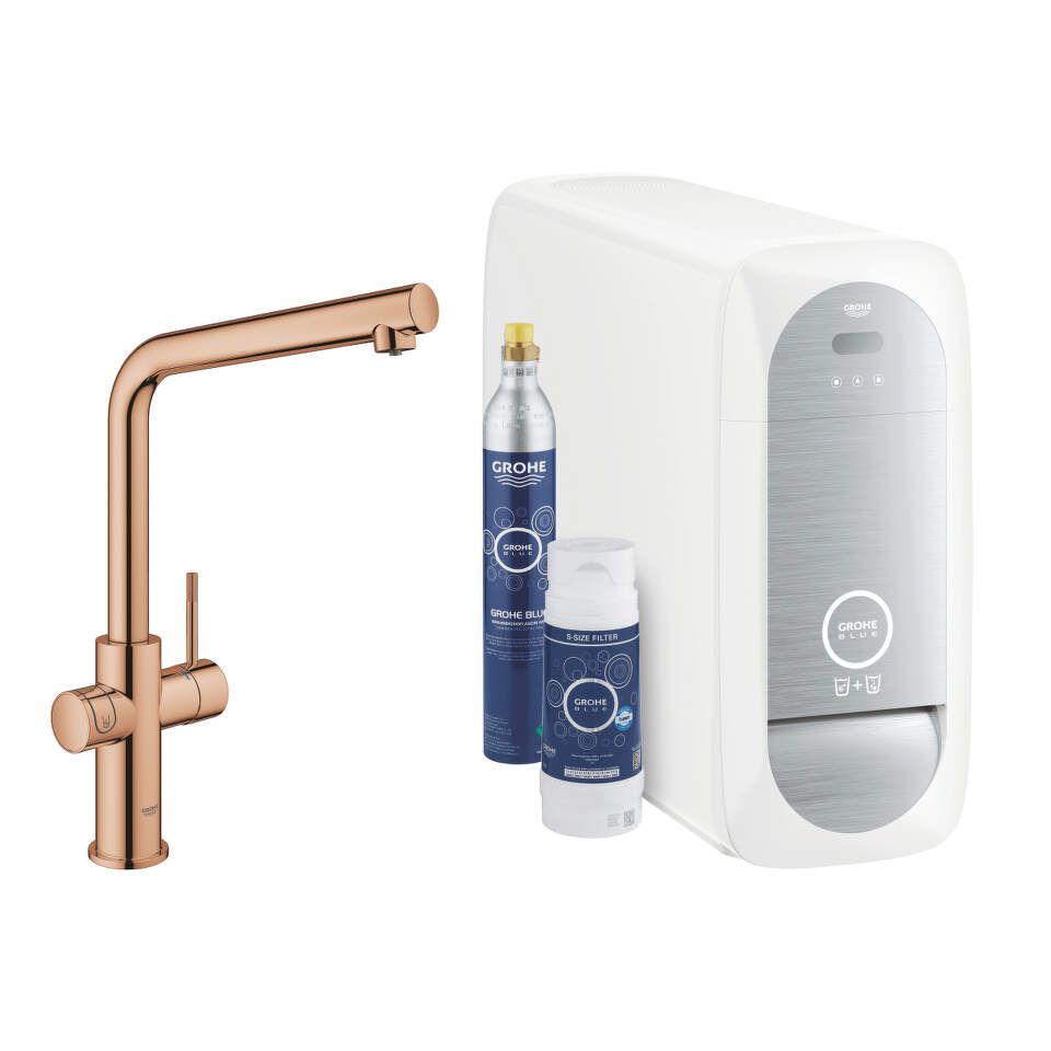 Grohe Blue Home - Drezová batéria s chladiacim zariadením a filtráciou, Warm Sunset 31454DA1