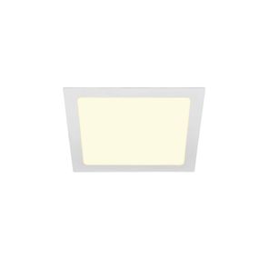 SLV BIG WHITE SENSER 24 Indoor, stropní LED svítidlo, hranaté, bílé, 3000K 1003013