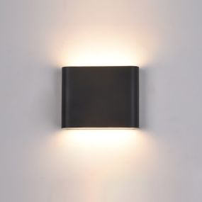 PL-206B ITALUX Romano 11x9 cm moderné exteriérové nástenné svietidlo 6W=360lm LED biele svetlo (3000K) IP54