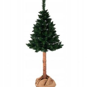 DomTextilu Zaujímavá vianočná borovica himalájska na pni 190 cm 47861