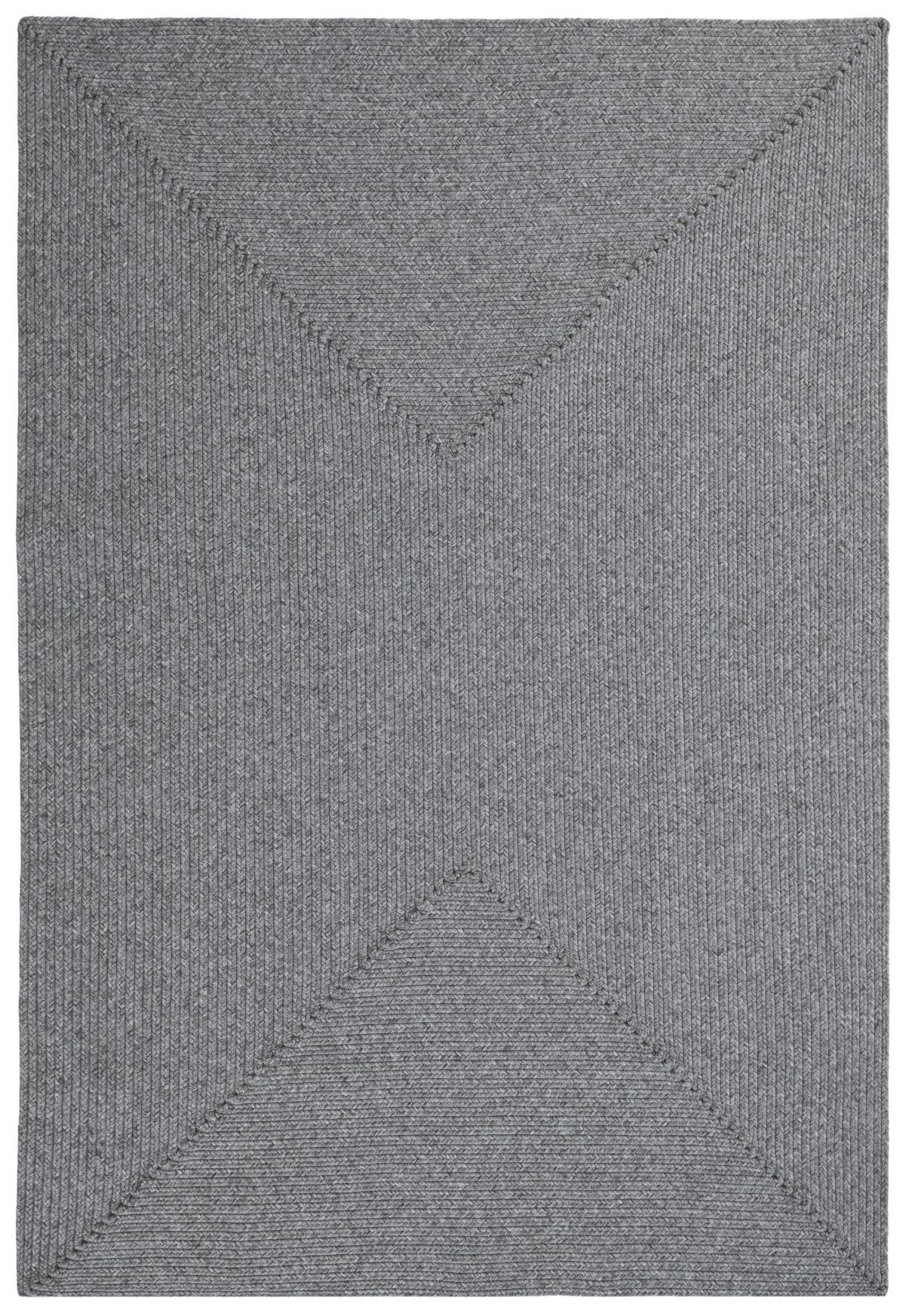 NORTHRUGS - Hanse Home koberce Kusový koberec Braided 105551 Light Grey – na von aj na doma - 80x150 cm