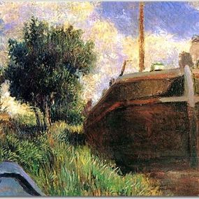 Paul Gauguin Obraz - Blue Barge zs17060