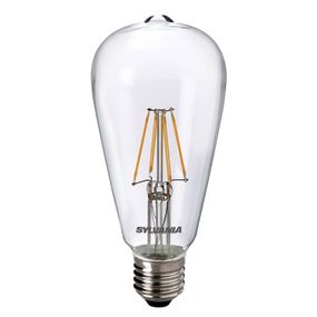 Sylvania LED žiarovka E27 ToLEDo RT ST64 4, 5 W 827 číra, E27, 4.5W, Energialuokka: F, P: 14 cm