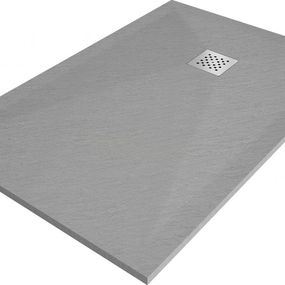 MEXEN - Stone+ sprchová vanička obdĺžniková 140x90 cm, sivý betón 44619014