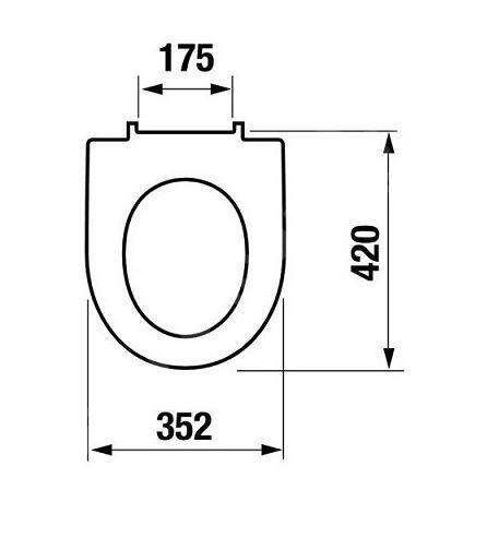 Jika Lyra plus - WC sedadlo s poklopom, biela H8903840000631