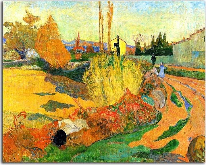 Landscape at Arles - Reprodukcie Paul Gauguin zs10237