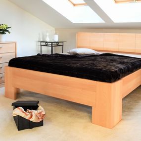 Masívna posteľ s úložným priestorom manhattan 1 - 160/180 x 200cm -