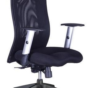 ALBA kancelárska stolička LEXA XL + 3D podhlavník, čierna