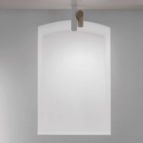 NEMO Nemo Tubes stropné LED svietidlo 2-pl. biele/zlaté, Obývacia izba / jedáleň, hliník, 13W, L: 25 cm, K: 30cm