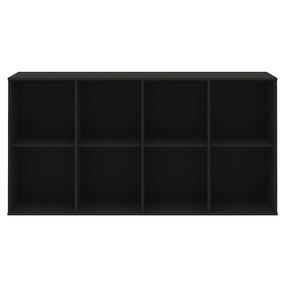 Čierny modulárny policový systém 136x69 cm Mistral Kubus - Hammel Furniture
