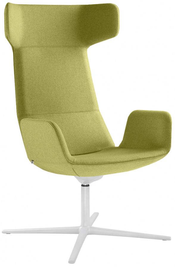 LD SEATING Designové kreslo FLEXI LOUNGE,FL-XLBR-RA-N0, houpací mechanika