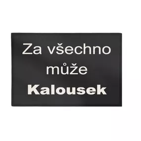 GDmats koberce Rohožka Kalousek 40x60 cm - 40x60 cm