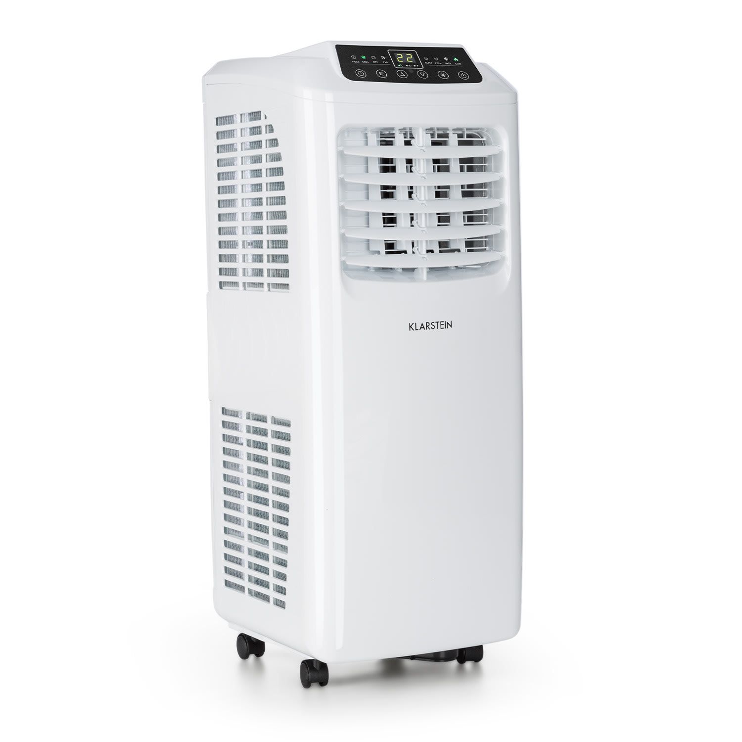 Klarstein Pure Blizzard 3 2G, mobilná klimatizácia 3 v 1, ventilátor, odvlhčovač vzduchu, 808 W/7000 BTU, biely