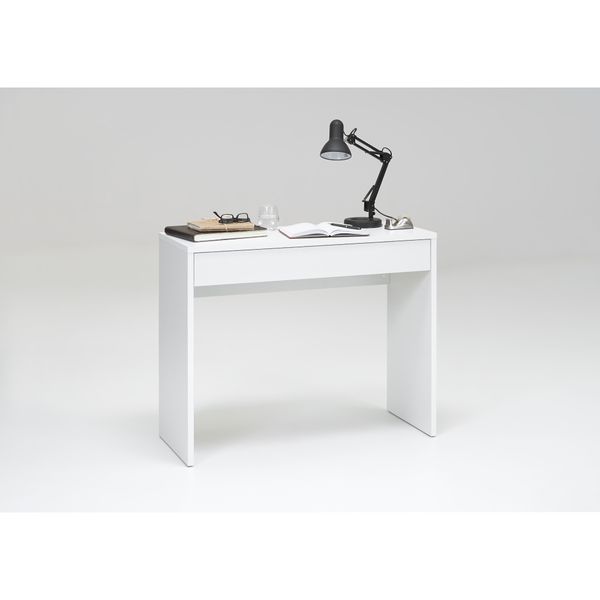 Sconto Písací stôl CHECKER biela