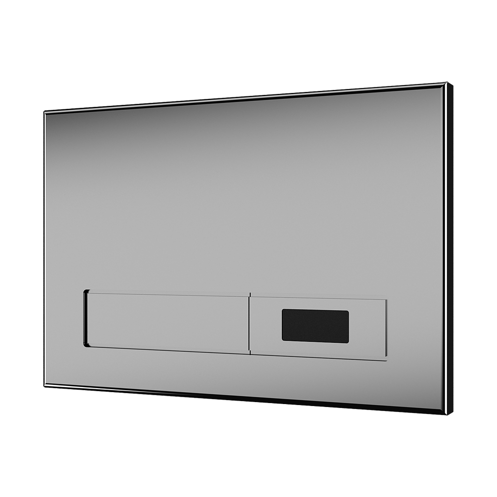 Sanela - Automatický splachovač WC do rámu SLR 21, nerezové tlačidlo, 24 V DC