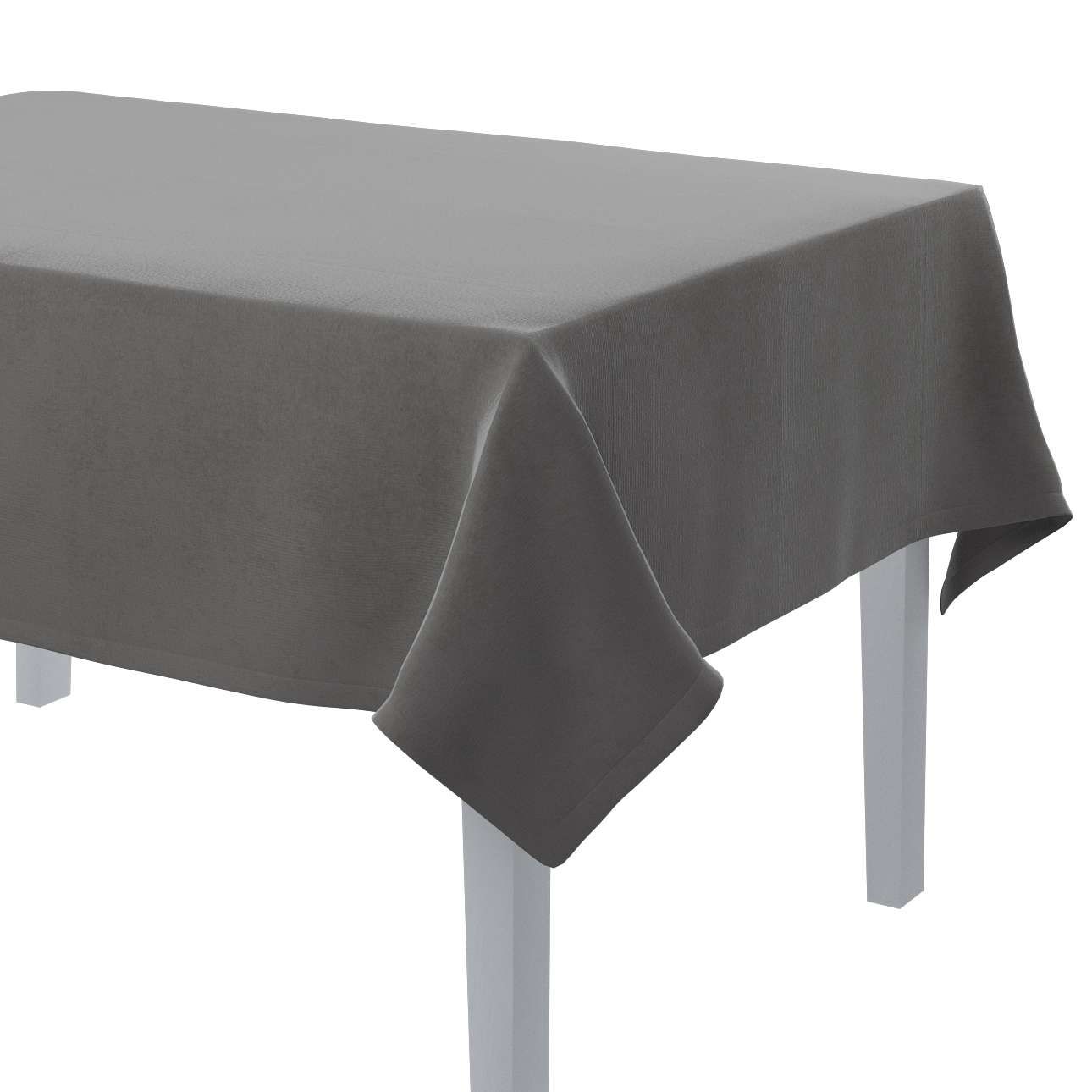 Dekoria Obrus na stôl obdĺžnikový, béžovo šedá, 130 × 210 cm, Crema, 179-10