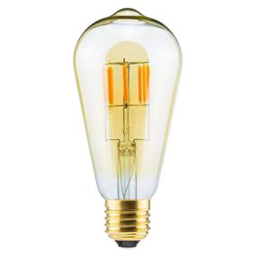 Segula SEGULA LED žiarovka 24V E27 6W rustikálna 919 dim, sklo, E27, 6W, P: 14.5 cm