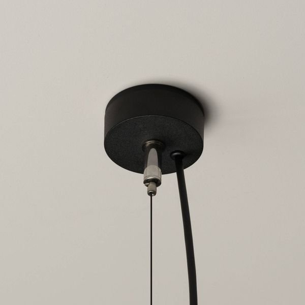 Milan Iluminación Wire závesná lampa Ø 24 cm medená metalická, Obývacia izba / jedáleň, oceľ, plsť, sklo, G9, 10W