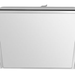 Silver AU464 stropné LED svietidlo 10W, 230V, 28x28 cm, studená biela, chróm