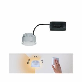 PAULMANN LED Modul vestavné svítidlo 3-krokové-stmívatelné Nova Coin kruhové 50mm Coin 6W 530lm 230V 4000K satén