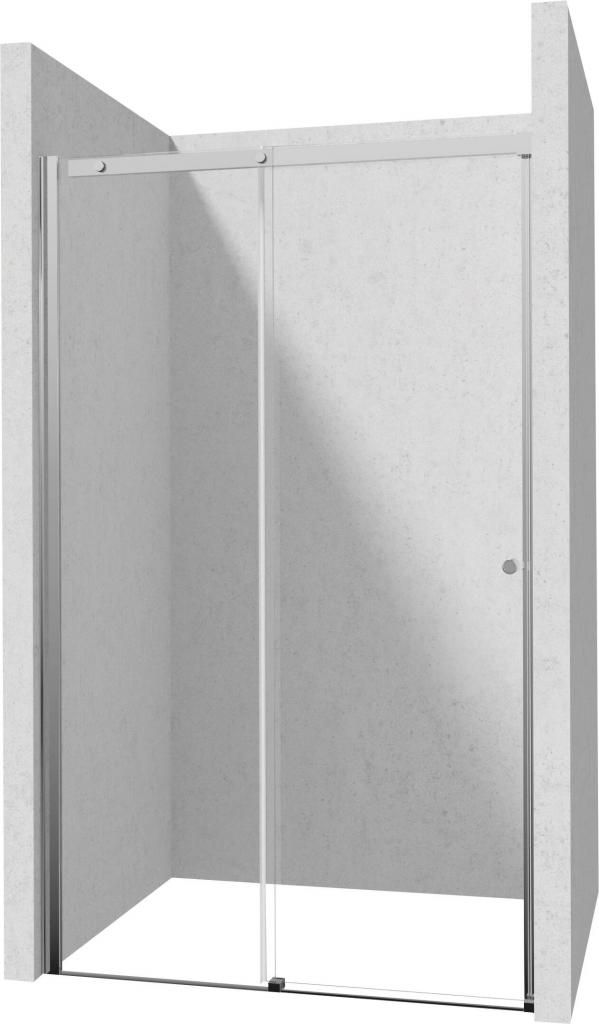 DEANTE - Kerria Plus chróm Sprchové dvere bez stenového profilu, 110 cm - posuvné KTSP011P