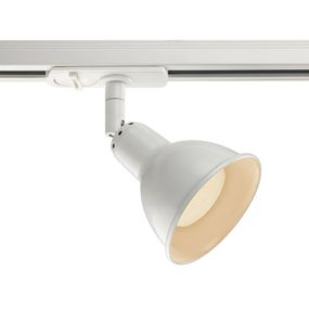 Nordlux Bodové svetlo Single Link koľajnicový systém biele, Obývacia izba / jedáleň, kov, plast, GU10, 35W, L: 8 cm, K: 14.5cm