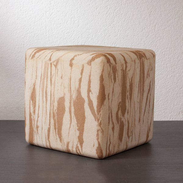 Epstein-Design Kocka Sahara 45 cm s gumovým pripojením, prírodný kameň, E27, 40W, K: 45cm