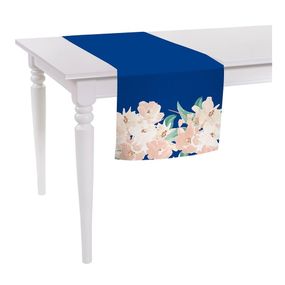 Modro-ružový behúň na stôl Mike & Co. NEW YORK Honey Blossom, 140 x 40 cm