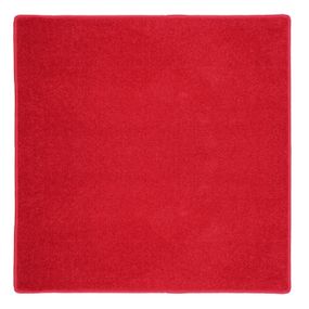 Vopi koberce Kusový koberec Eton červený 15 štvorec - 300x300 cm